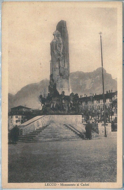 73100 - vintage postcard - LECCO City: Monument to the Fallen 1933-