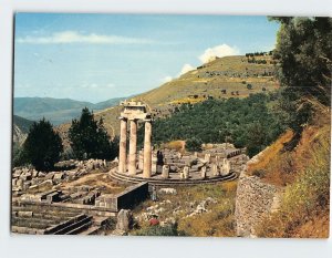 Postcard The tholos, Marmaria, Delphi, Greece