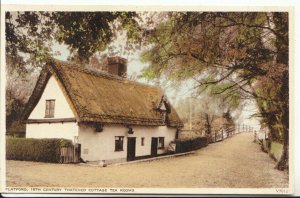 Suffolk Postcard - 16th Century Thatched Cottage Tea Rooms - Flatford - 18182A