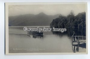 tp9044 - Cumbria - Derwentwater and Catbells, Pleasure Boat arriving - postcard