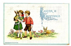 Greeting - Easter.  Artist: F. Brundage  (Gabriel Series 515)