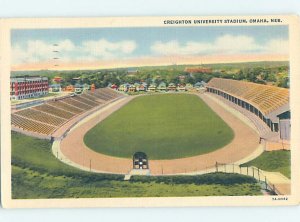 Pre-Chrome STADIUM SCENE Omaha Nebraska NE AG4523