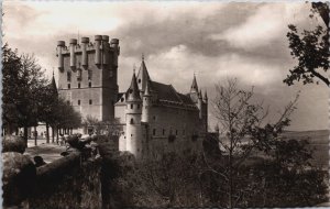 Spain Segovia The Alcazar Castle  Vintage RPPC C107