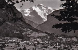 Switzerland Interlaken Gsteig und Wilderswil Mit Jungfrau 1947 Real Photo