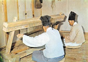 Handicraft-plain Korea Postcard