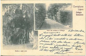 Vintage postcard - GENOA: Cornigliano Ligure - COLLEGIO CALASANZIO 1903-