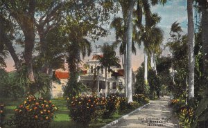 Colonial Hotel, Honolulu,  Territory of Hawaii, Island Curio,Old Post Card