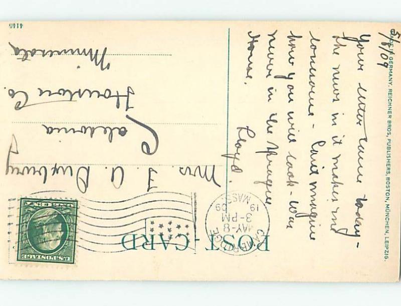 Divided-Back PUBLIC GARDEN Boston Massachusetts MA HJ7206