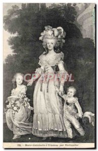 Old Postcard Marie Antoinette A Trianon By Wertmuller