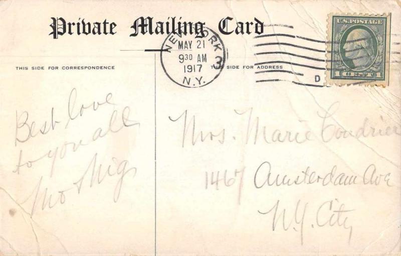 Atlantic Highlands New Jersey Maple Lawn Exterior Vintage Postcard J926908