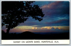 Huntsville   Alabama  Sunset on Monte Sano  Postcard