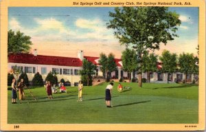 Linen PC Hot Springs Golf and Country Club in Hot Springs National Park Arkansas