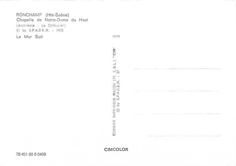 Ronchamp - Notre Dame