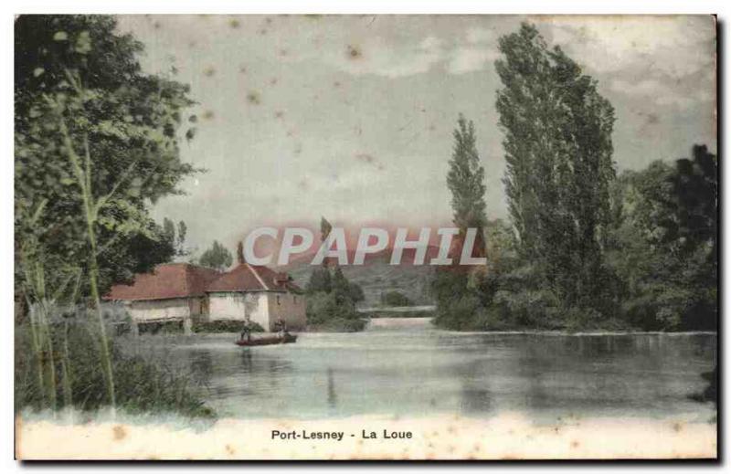 Postcard Old Port Lesney Loue