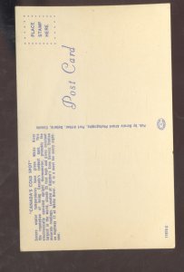 WHITE RIVER CANADA 72 DEGREES BELOW ZERO THERMOMETER ADVERTISING POSTCARD