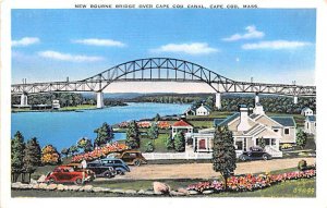 New Bourne Bridge over Cape Cod Canal Cape Cod, Massachusetts MA