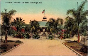 Postcard Pavilion, Mission Cliff Park in San Diego, California