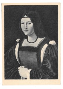 Portrait of a Woman Giovanni Antonio Boltraffio Castello Sforzesco 4X6 Postcard