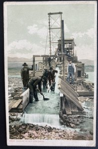 Mint Usa Picture Postcard Cleaning Up On Gold Dredge