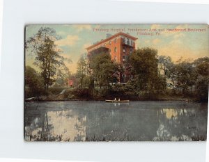 Postcard Pittsburgh Hospital, Pittsburgh, Pennsylvania