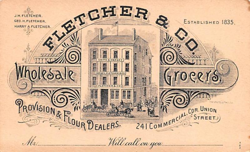 Fletcher & Co Advertising Unused 