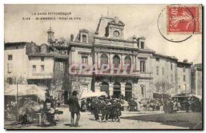 st Ambroix Postcard Old City Hall