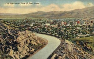 City From Scenic Drive - El Paso, Texas