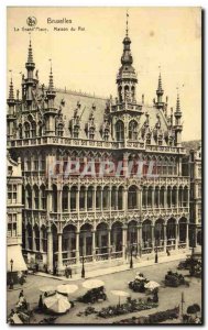 Old Postcard Brussels Grand Place Maison du Roi