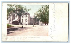 1905 Grant Hall, US Military Academy West Point, Mattheawan NY PMC Postcard