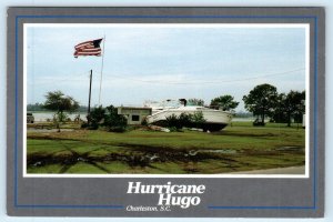 CHARLESTON, SC ~ Brittlebank Park HURRICAN HUGO Damage 1989 ~ 4x6 Postcards