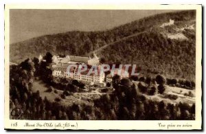 Old Postcard Mont Sainte Odile in plane view taken
