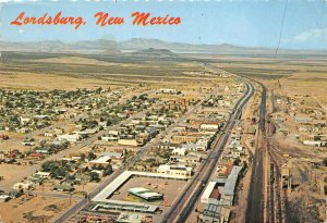 Lordsburg New Mexico 1971 Postcard Aerial View