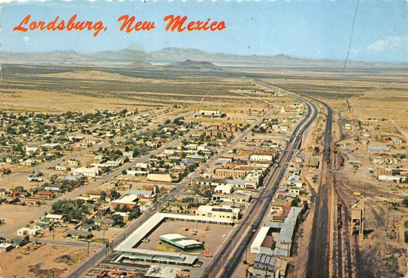 Lordsburg New Mexico 1971 Postcard Aerial View | United States - New ...