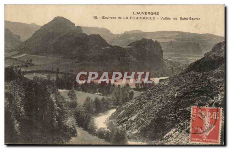Surroundings of La Bourboule Old Postcard Vallee Saint saved