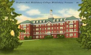 VT - Middlebury. Middlebury College, Hepburn Hall