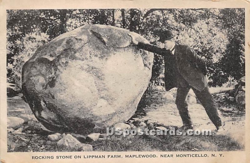 Rocking Stone on Lippman Farm - Maplewood, New York