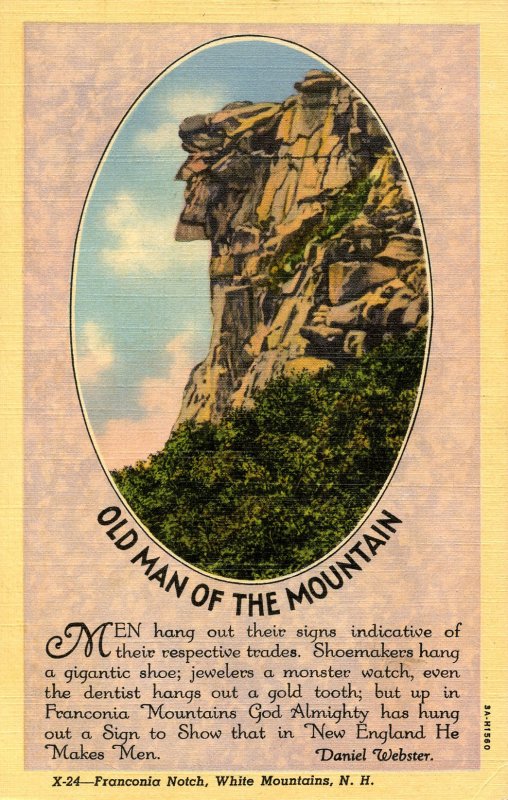 NH - Franconia Notch. Old Man of the Mountain