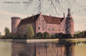 Vidtskofle Slott Skane Castle Sweden Old Postcard