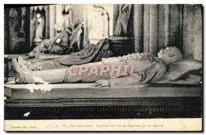 Old Postcard Dreux Chapelle Saint Louis Tomb Of The Duke Of Mercia Chartres
