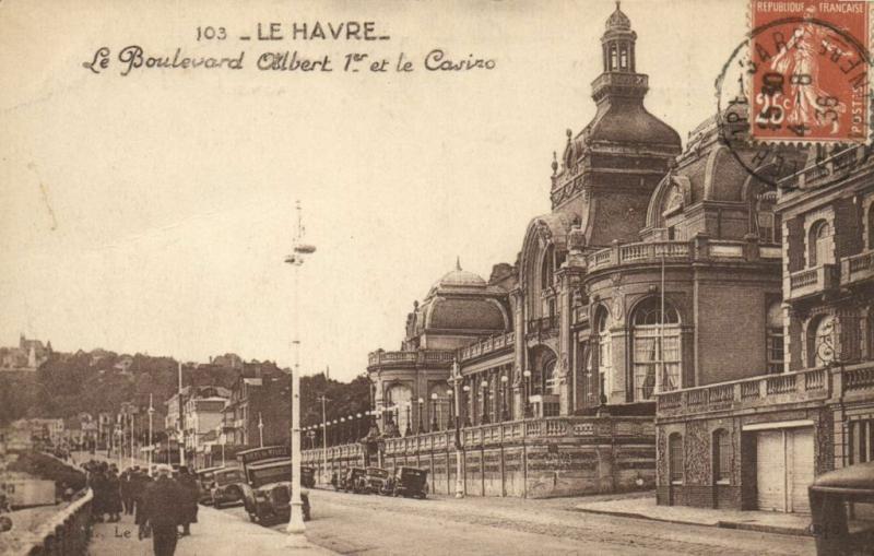 CPA Le HAVRE - Le Boulevard Albert 1.er et le Casino (201282)