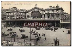 Paris Postcard Old Station of & # 39Est