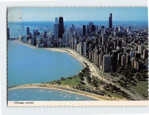 Postcard Chicago Aerial, Chicago, Illinois