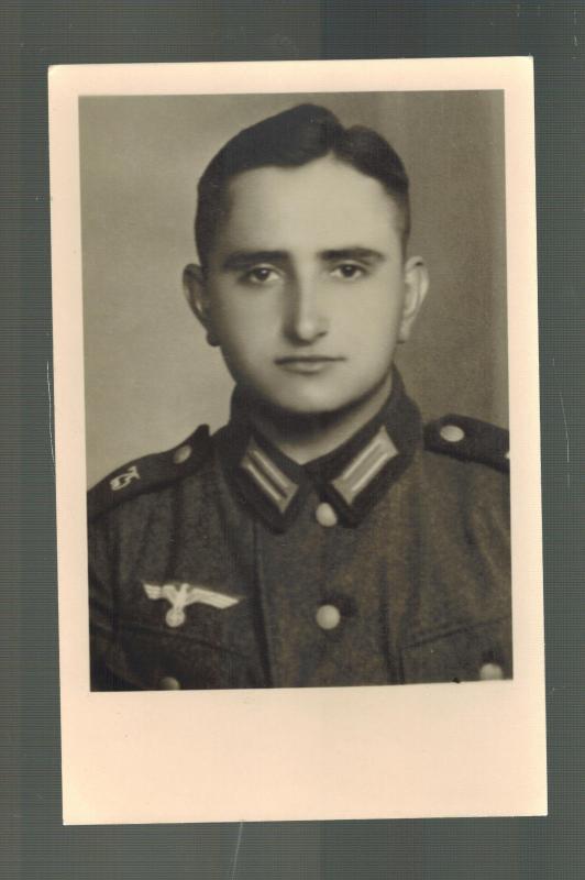 Mint WW2 Germany Army Wehrmacht Solder Portrait Real Picture Postcard 