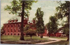 Elizabeth College, Charlotte North Carolina c1928 Vintage Postcard L04