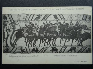 Bayeux Tapestry WILLIAM MARCHES TO MEET HAROLD Old French Postcard ND Phot 155