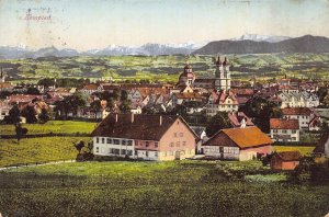 A208 Germany 1929 Kempten General View vintage postcard