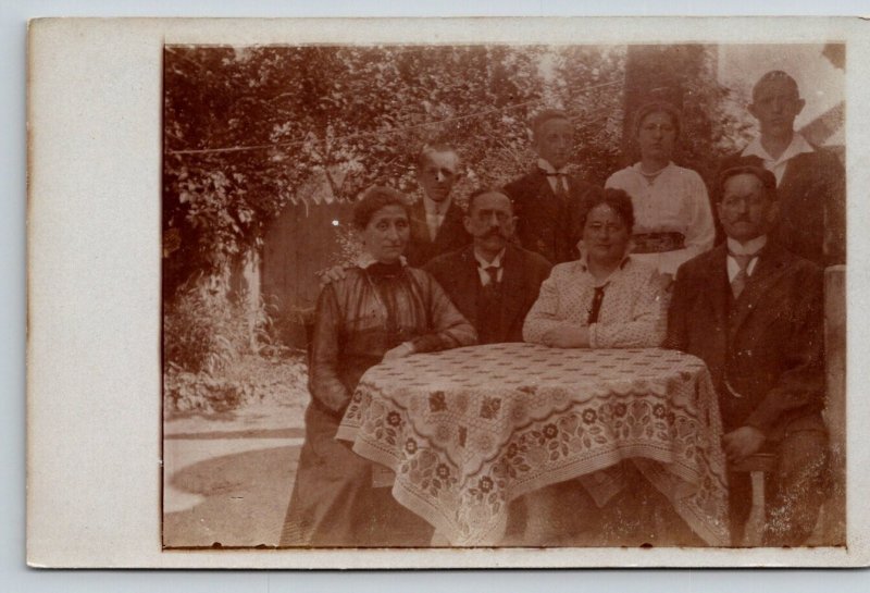 RPPC  Family Photo c1910   Postcard