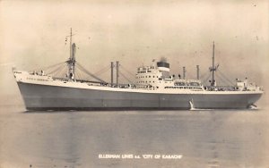 SS City of Karachi Ellerman & Bucknall SS Co Ship Unused 