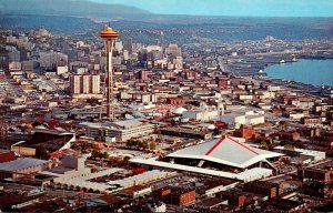 Washington Seattle Skyline Showing Space Needle