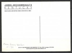 Kentucky - Grays Arch - Red River Gorge - [KY-039X]